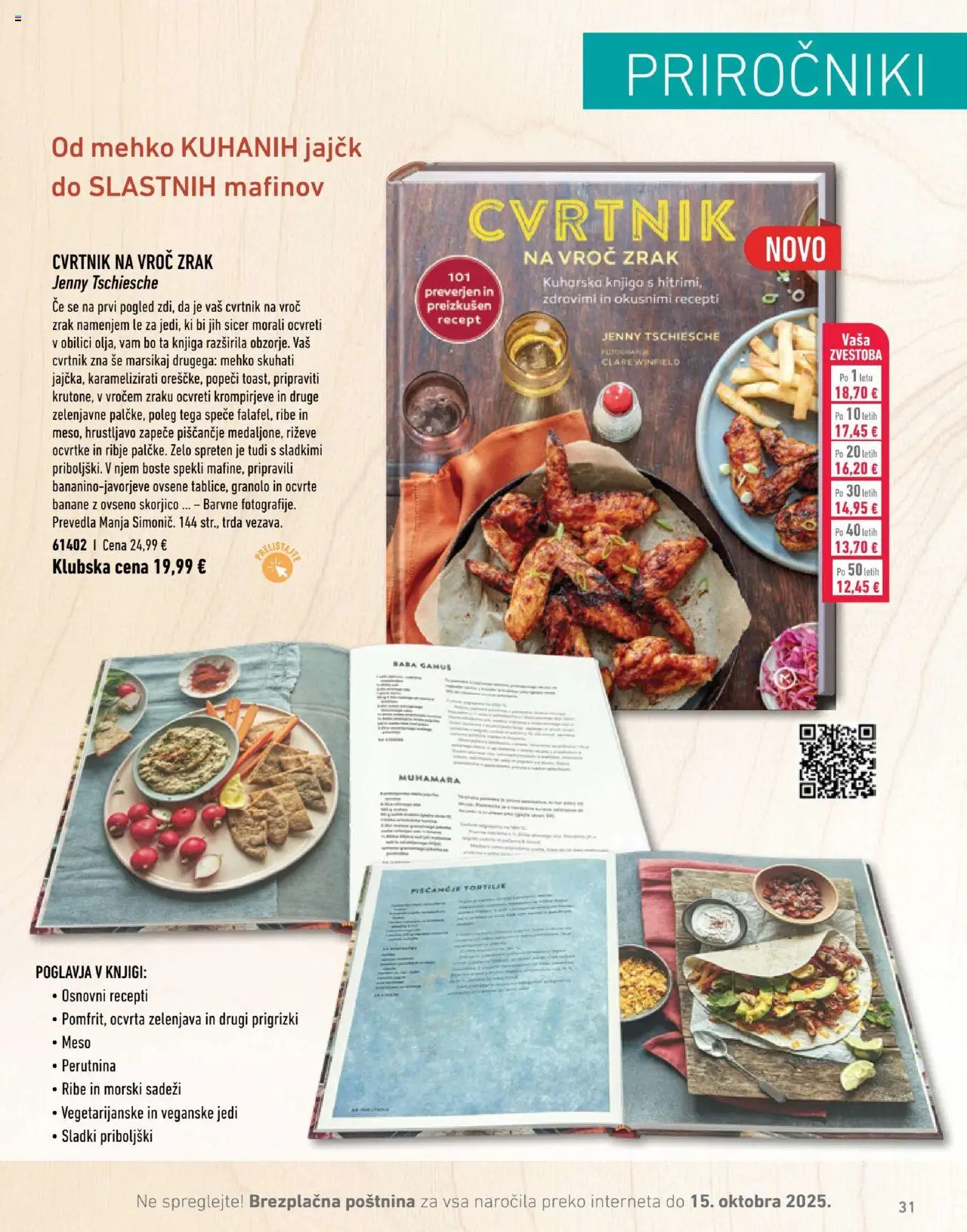 Novi Svet knjige katalog ponudbe – veljaven od 01.10.2025 | Stran: 31 | Izdelki: Priboljški, Prigrizki, Zelenjava, Morski sadezi