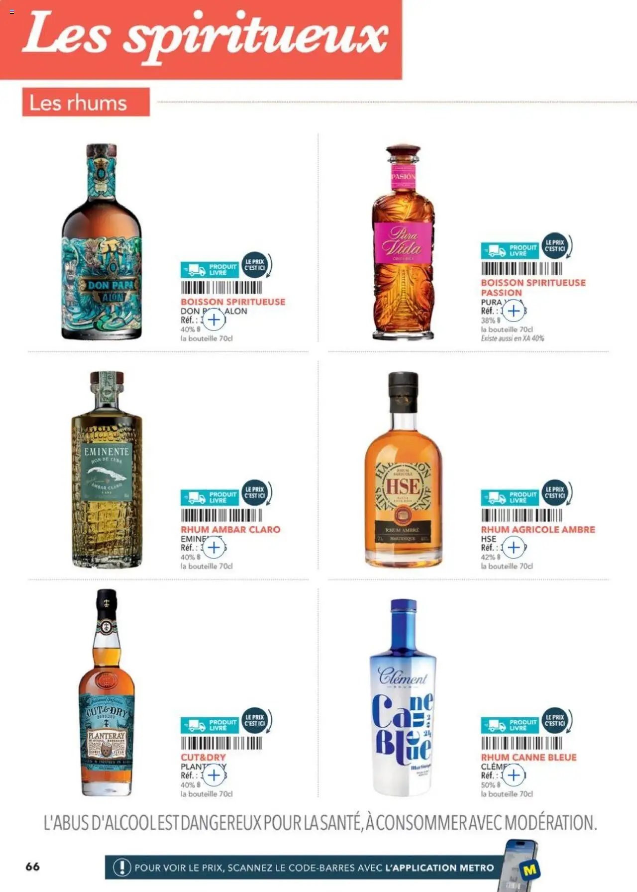{H1} | Page: 66 | Produits: Rhum, Livre
