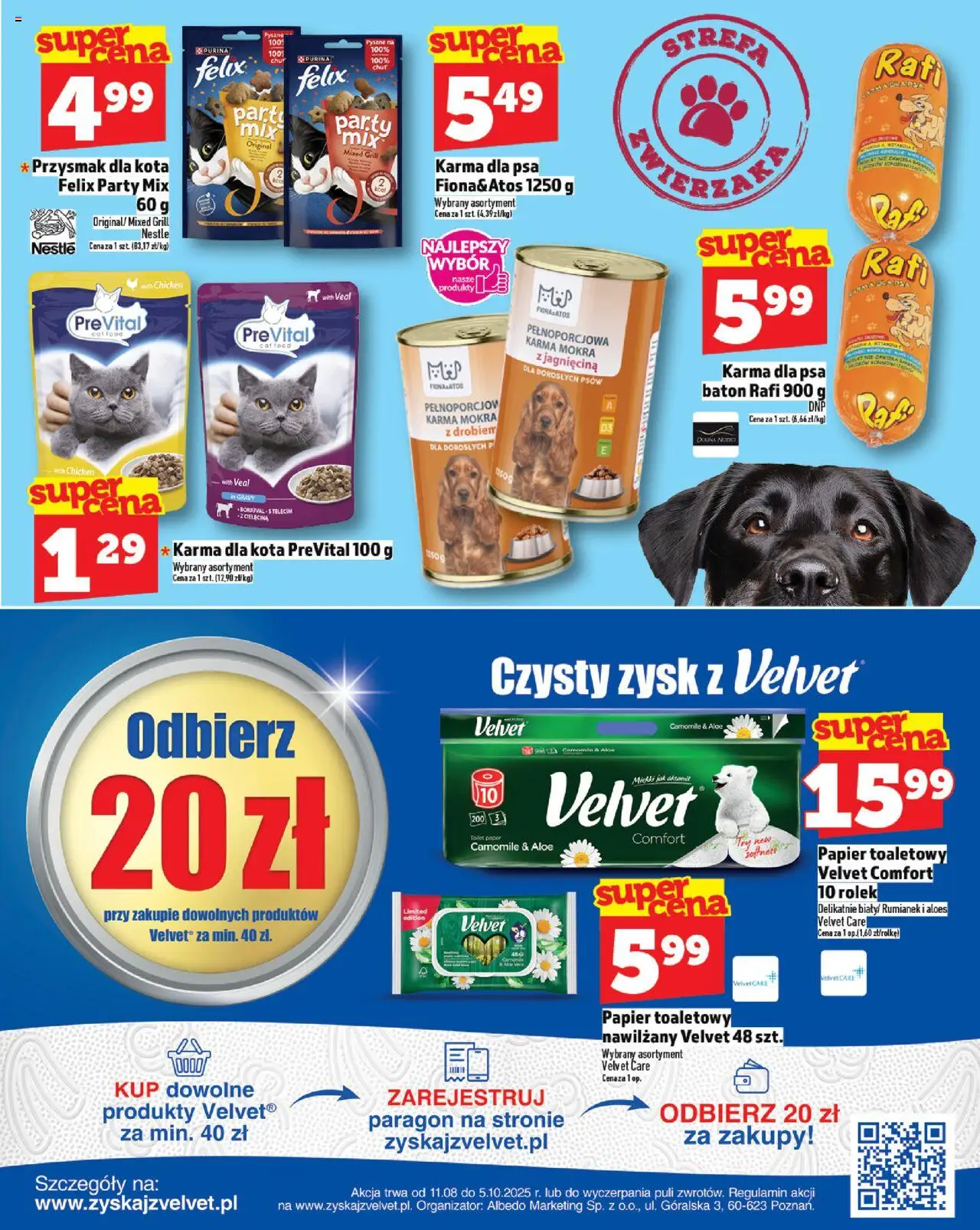 Topaz Gazetka od 14.08.2025 | Strona: 27 | Produkty: Grill, Aloes, Baton, Karma dla kota