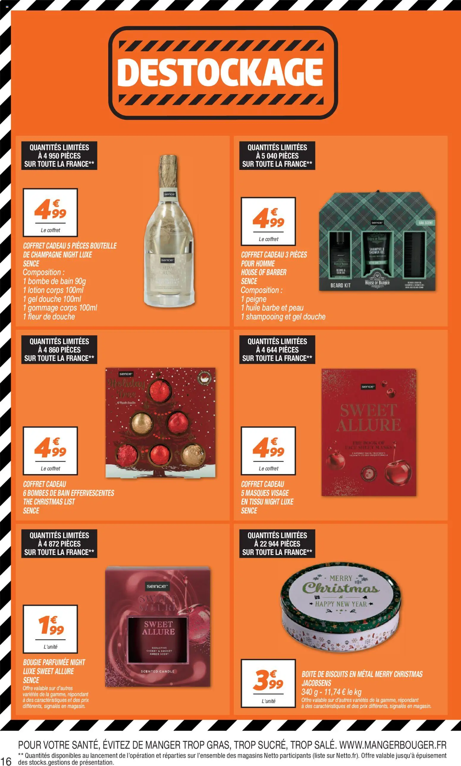 {H1} | Page: 16 | Produits: Peigne, Gommage, Thé, Biscuits