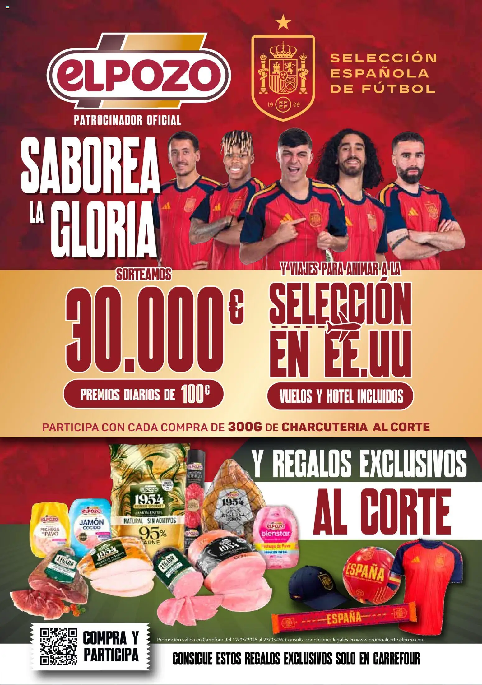 Carrefour folleto │ válido desde el 12.03.2026 | Página: 10 | Productos: Jamón