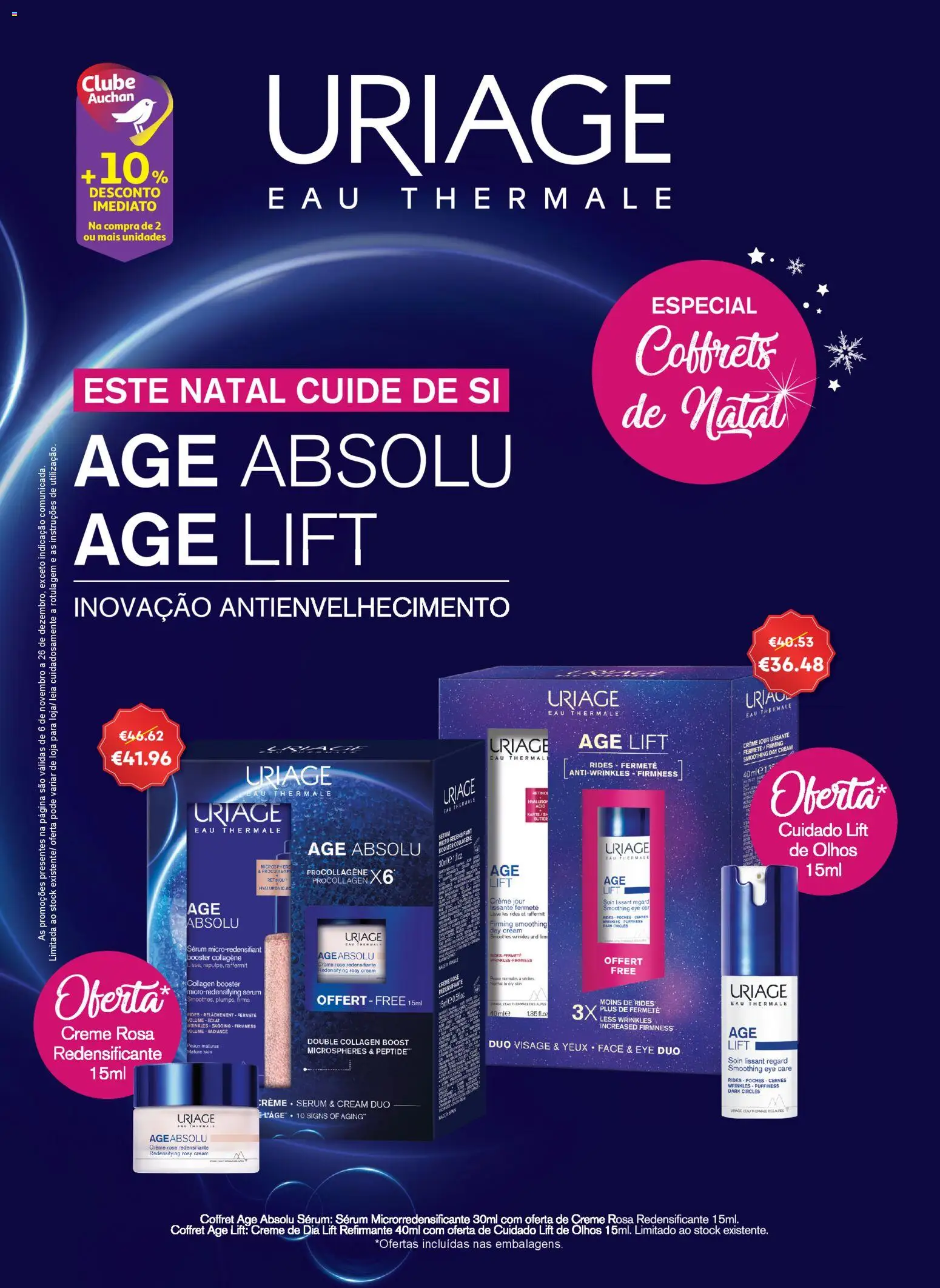 Auchan - Vem aí o Natal │ válido de 06.11.2025 | Página: 25 | Produtos: Sérum, Creme