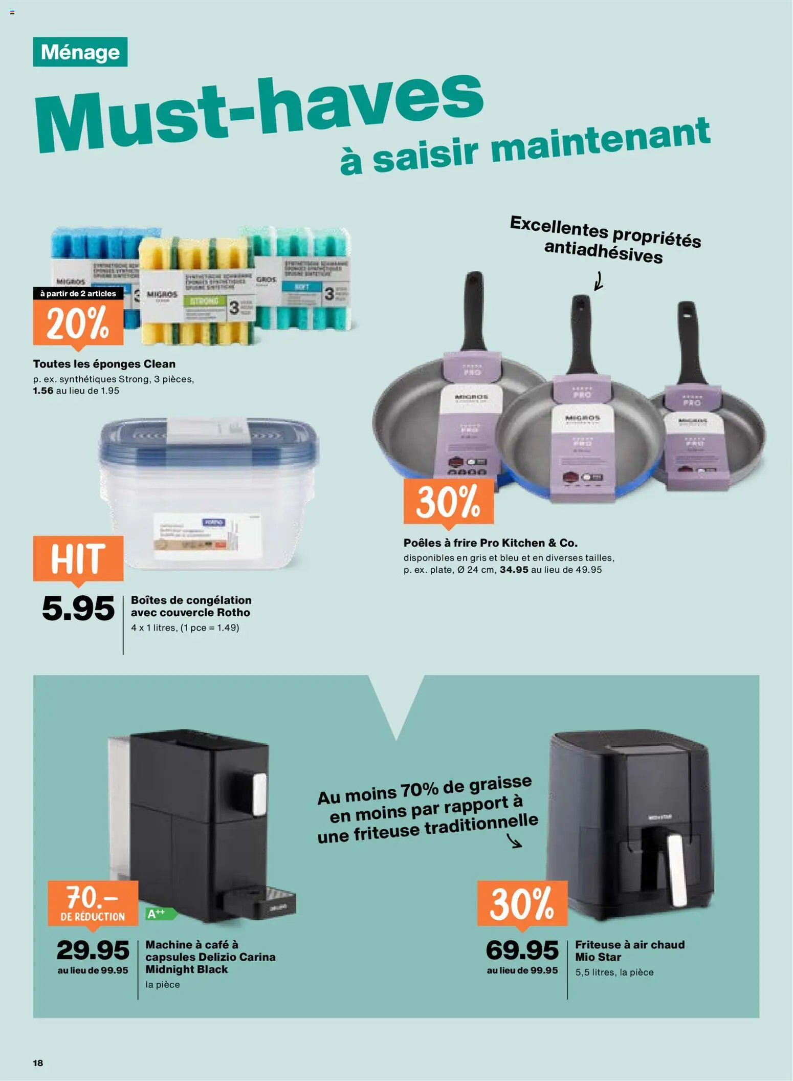 Migros aktionen FR – gültig ab 30.04.2026 | Seite: 18 | Produkte: Friteuse