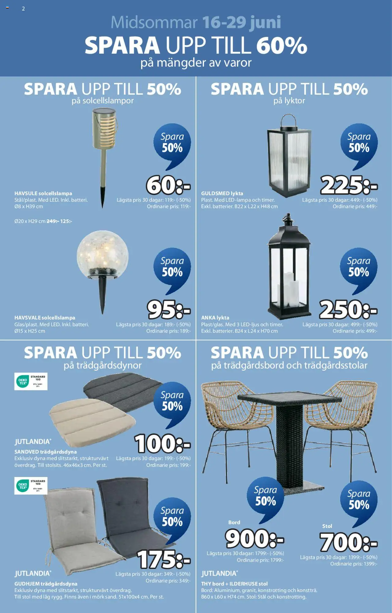 JYSK reklamblad aktuell från 16.06.2025 | Sida: 1