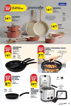 Pré-visualização MINI FRITADEIRA C/FONDUE HOFFEN MFEXJ-H016, 872511 válido de 03.02.2026 | Página: 11 | Produtos: Frigideira