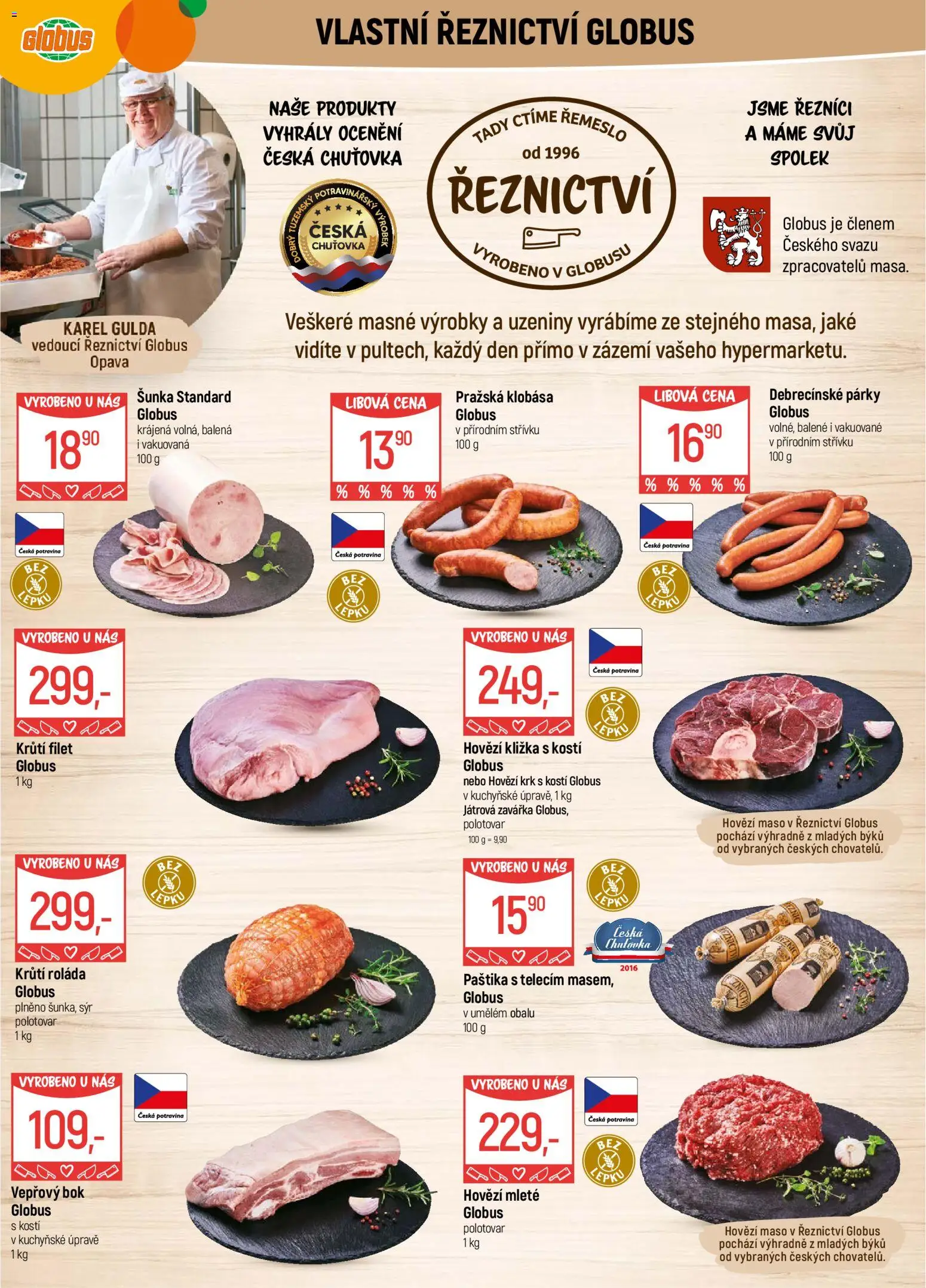 Globus leták - Opava od 04.03.2026 | Strana: 5 | Produkty: Sýr, Šunka, Klobása, Maso