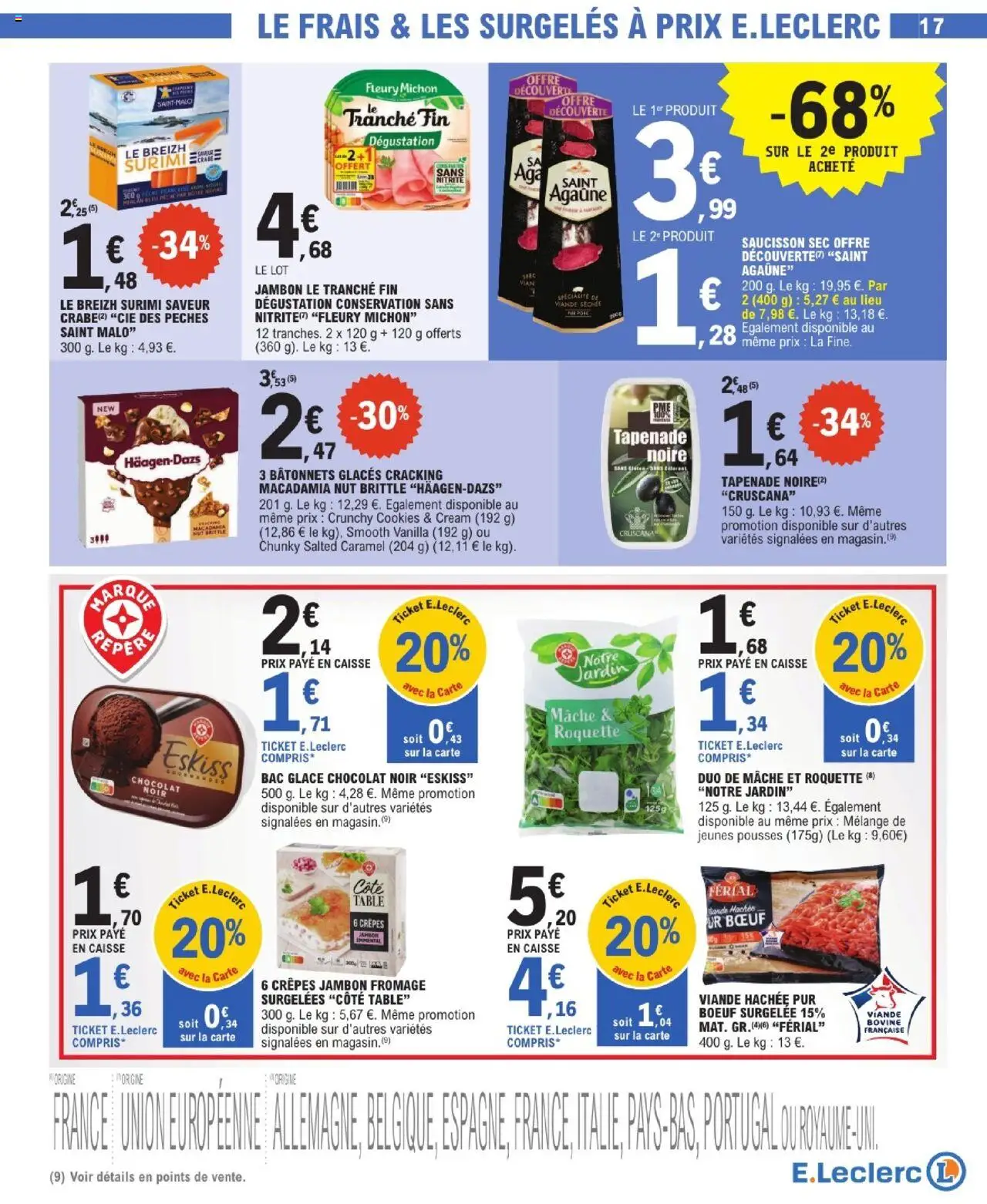  | Page: 17 | Produits: Saucisson, Saucisson sec, Jambon, Viande