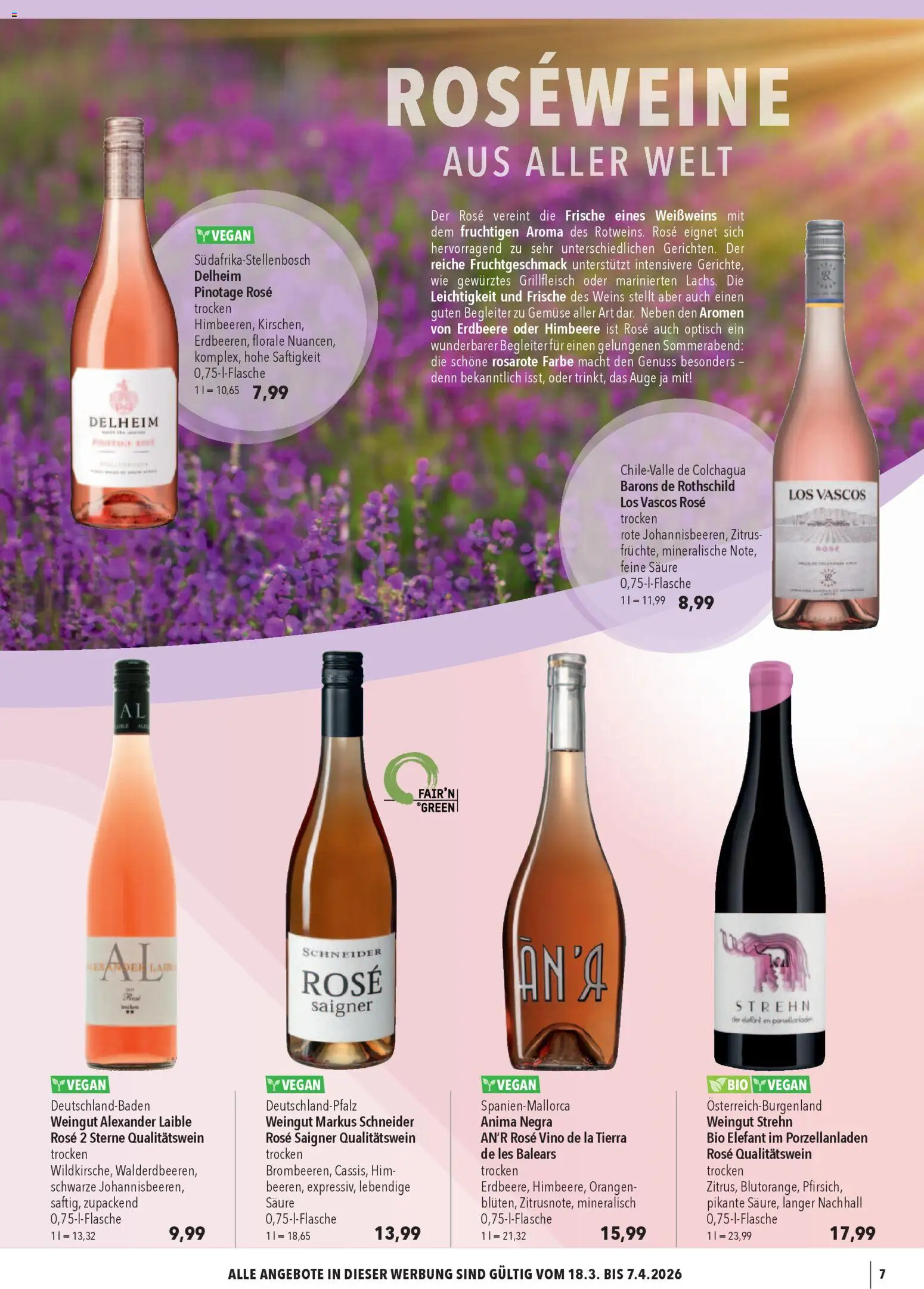 CITTI Markt Weine zum Osterfest – gültig ab 18.03.2026 | Seite: 7 | Produkte: Grillfleisch, Orangen, Gemüse, Himbeere