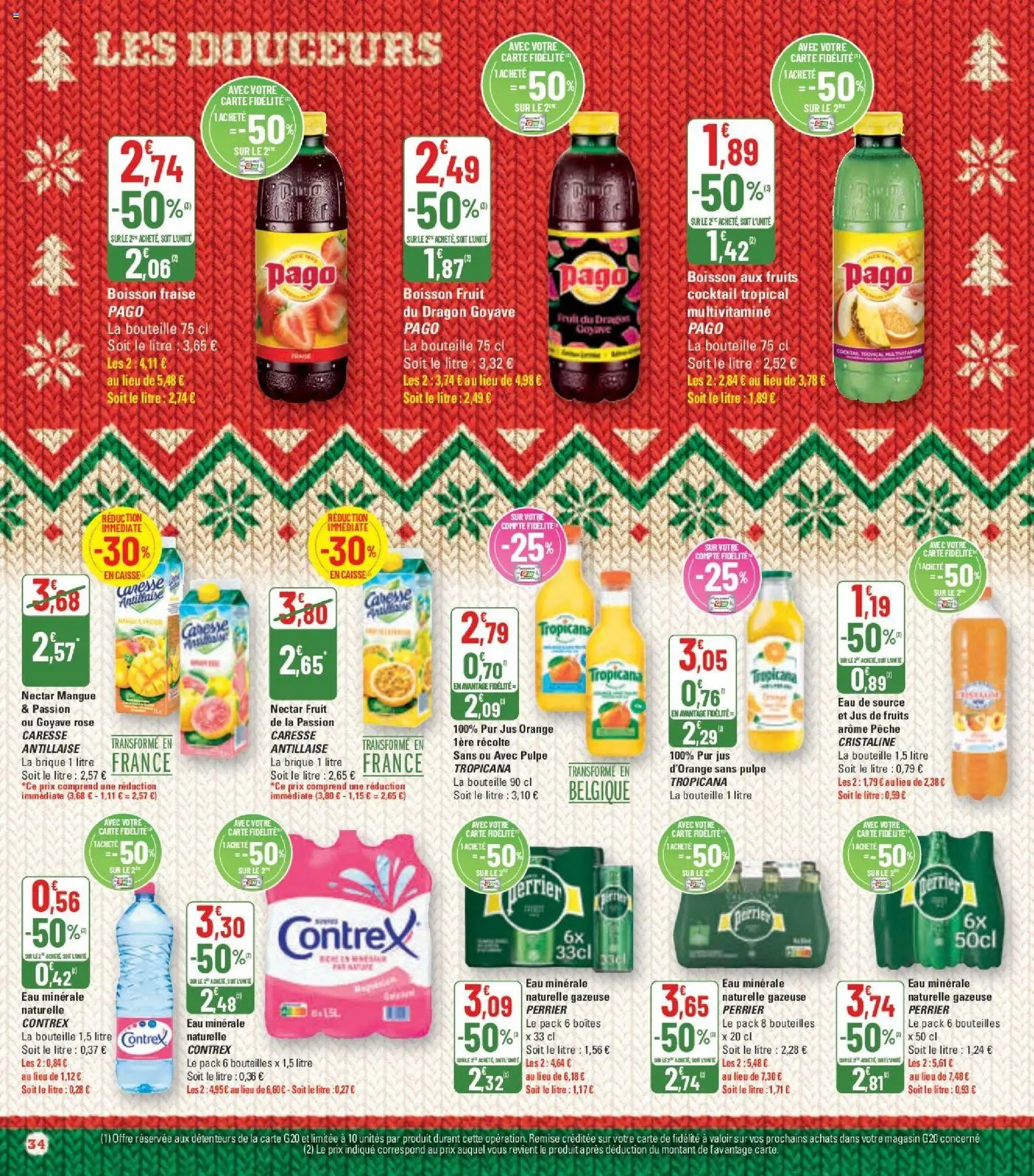 {H1} | Page: 34 | Produits: Eau minérale, Orange, Eau minérale naturelle, Eau de source