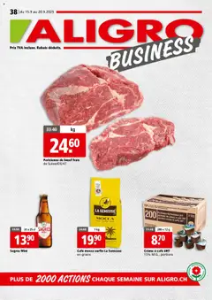 Aligro Aktionen Business - Chavannes, Matran, Genève, Sion ab 15.09.2025 gültig