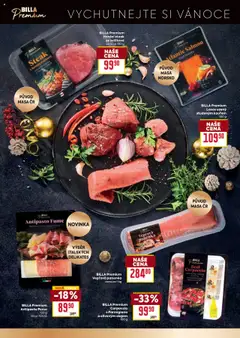 Náhled letáku Billa leták - Premium od 22.10.2025 | Strana: 2 | Produkty: Hovězí, Hovězí steak, Vepřová panenka, Carpaccio