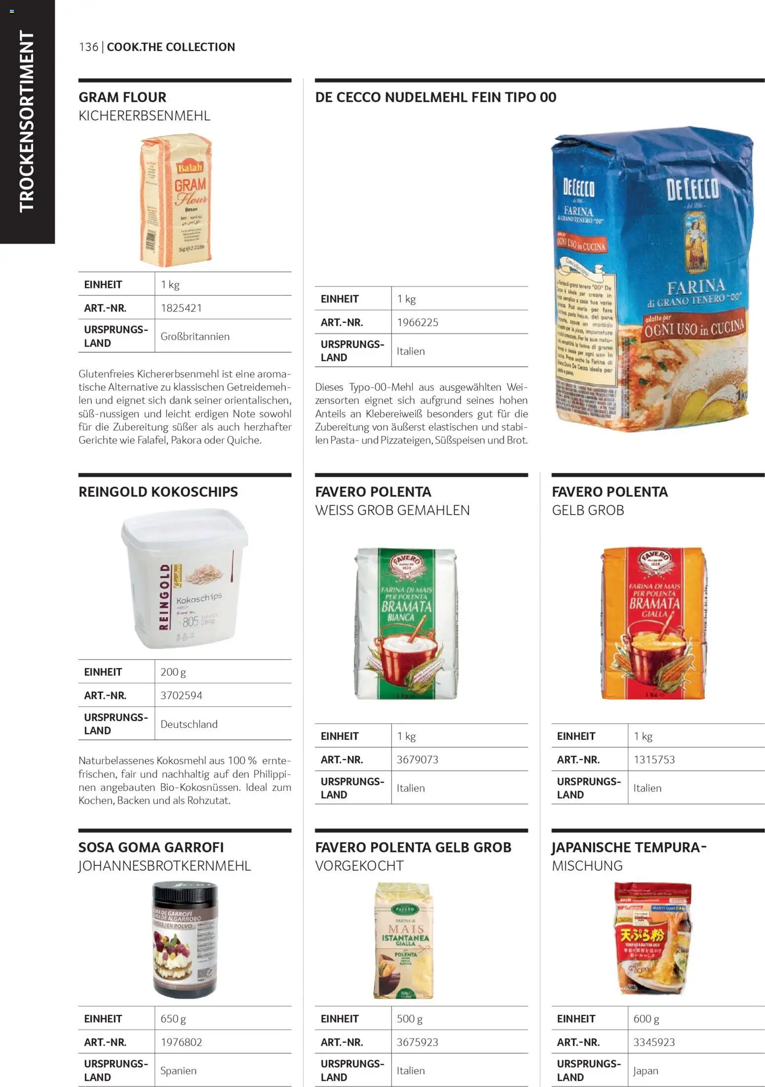 Transgourmet Cook Look-Book gültig ab 08.04.2026 | Seite: 136 | Produkte: Pasta