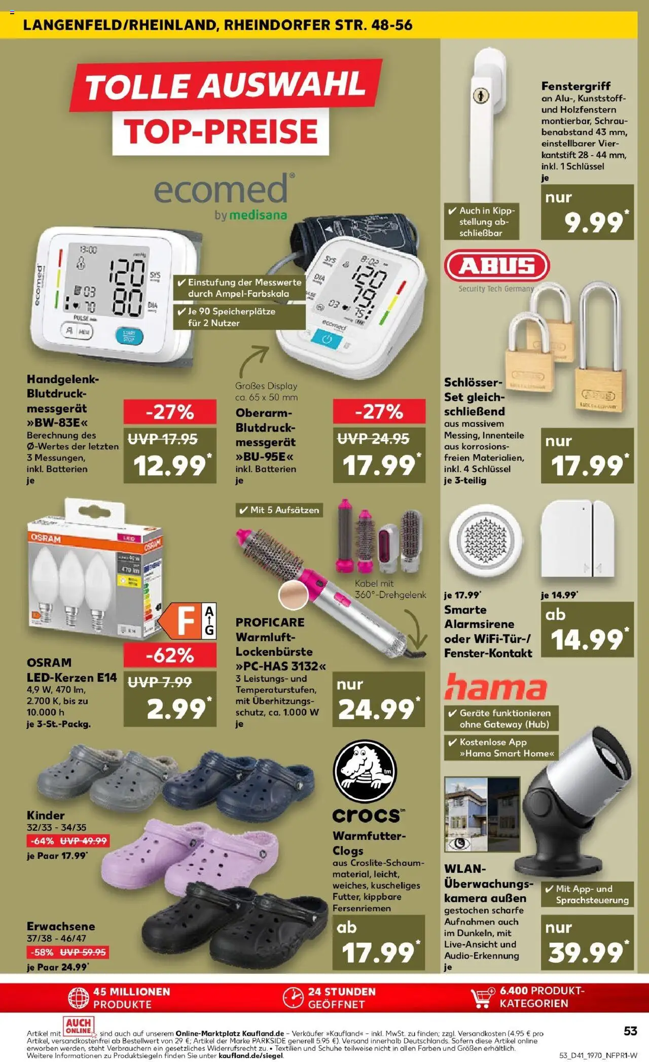 Kaufland prospekt Monheim Am Rhein	 – gültig ab 13.10.2025 | Seite: 53 | Produkte: Kamera, Kabel, Batterien, Monitor