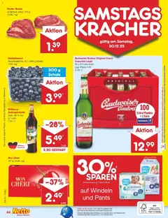 Netto Marken-Discount prospekt Thiendorf	 ab 15.12.2025 gültig | Seite: 52 | Produkte: Wilthener, Heidelbeeren, Fleisch, Mon cheri