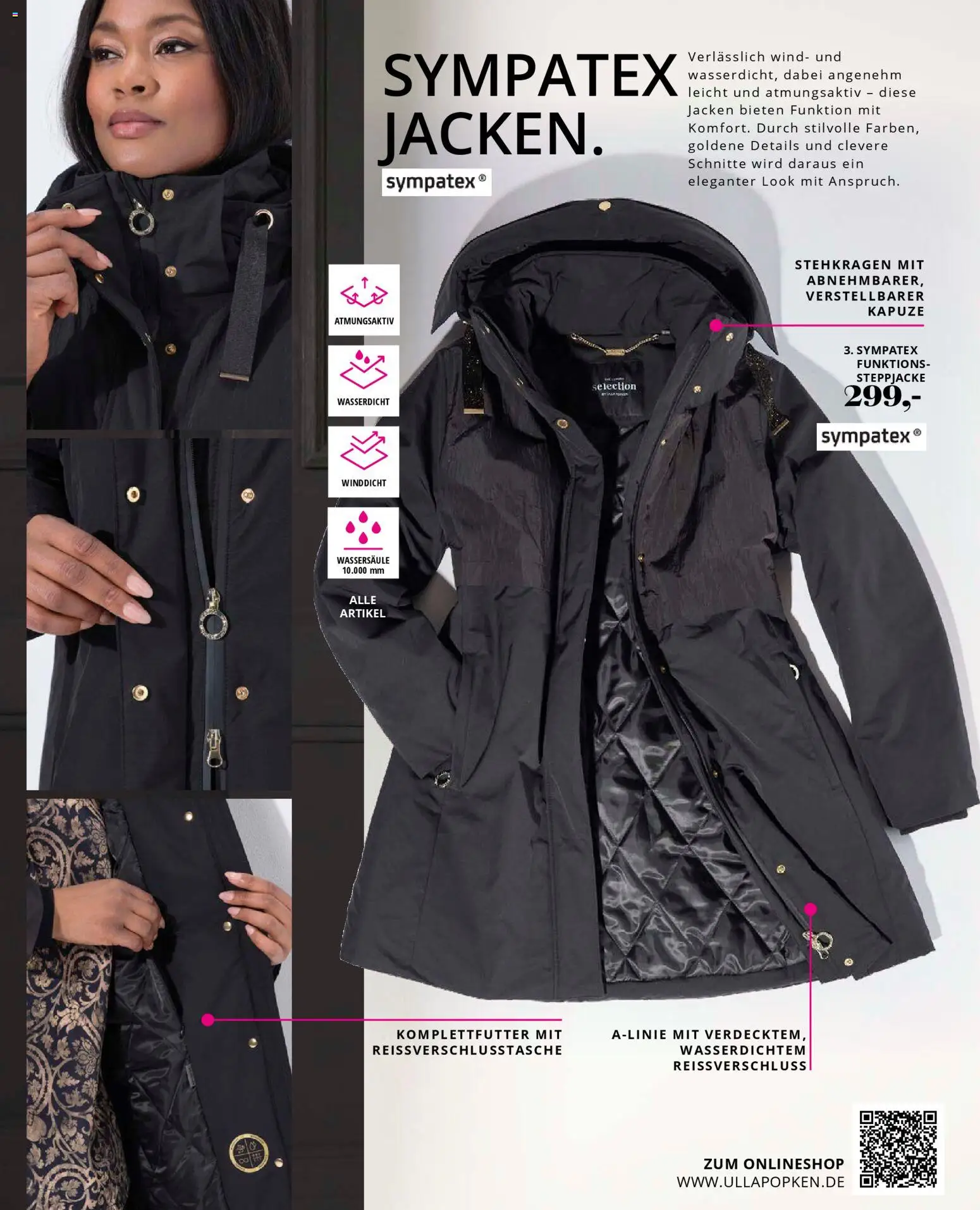 Ulla Popken Prospekt 	 – gültig ab 01.11.2025 | Seite: 133 | Produkte: Steppjacke