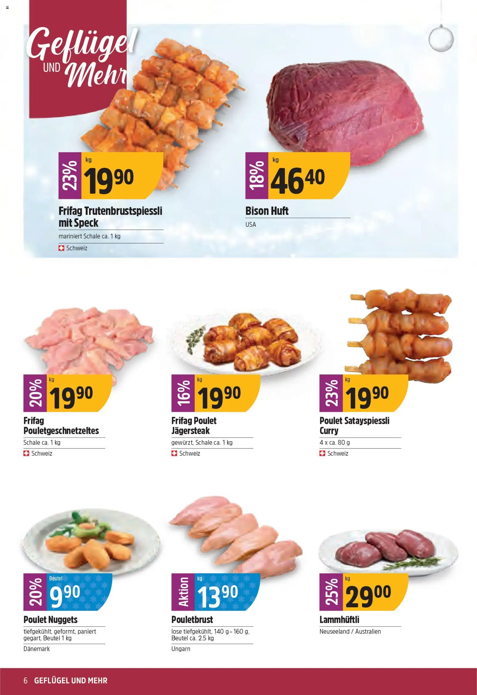 TopCC - Black Friday – gültig ab 01.12.2025 | Seite: 6 | Produkte: Pouletbrust