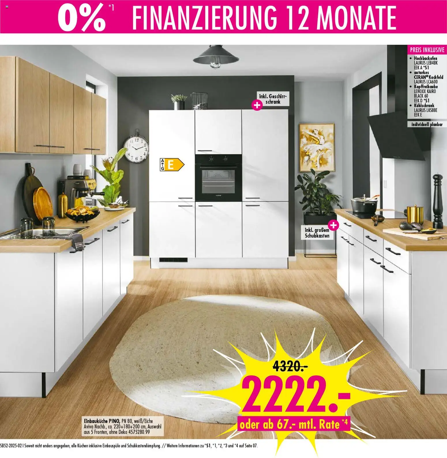 SB Möbel Boss Prospekt 	 – gültig ab 20.12.2025 | Seite: 2 | Produkte: Einbauküche, Schrank, Kühlschrank, Kuchen