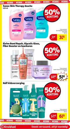 HYDRA [HYALURONIC] HYDRATATIE MASKER, masker Hyaluronic Hydratatie 300 ml - Voorbeeld van een folder van Kruidvat, geldig van 03.03.2026 | Pagina: 13