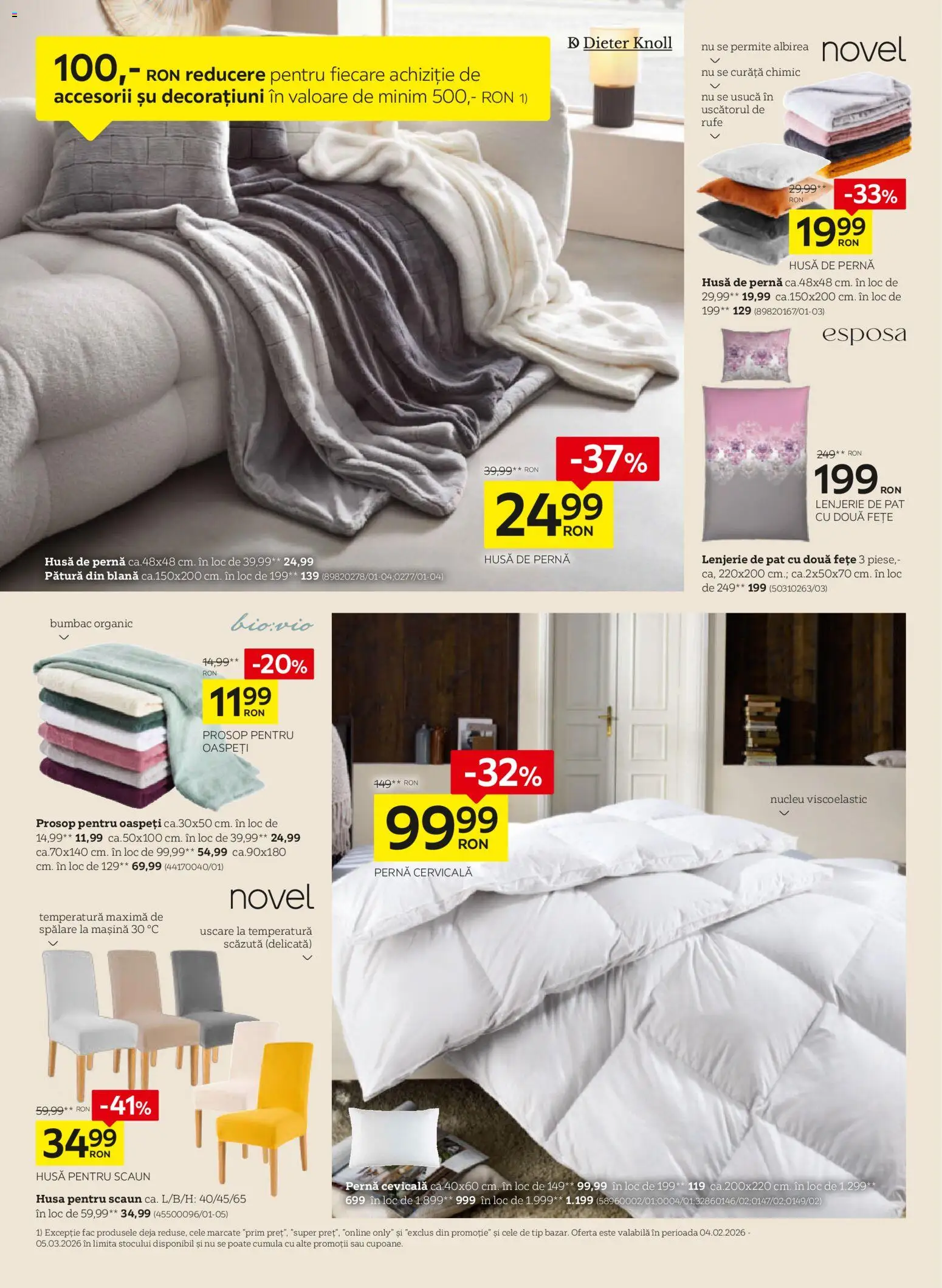 Noul catalog XXXLutz – valabil de la 02.02.2026 | Pagină: 14 | Produse: Pat, Lenjerie de pat, Pernă, Pătură