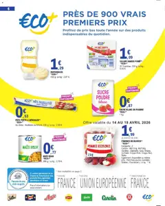 E.Leclerc - Prévisualisation de E.Leclerc catalogue de la semaine 16 valide à partir de 14.04.2026 | Page: 6 | Produits: Poudre, Sucre en poudre, Sucre blanc, Salami