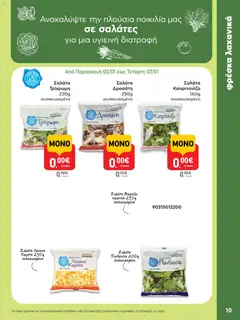  | Σελίδα: 10 | Προϊόντα: Καρότο, Σαλάτα, Λάχανο, Μαρούλι