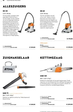 Aveve Gids tuinmachines - Voorbeeld van een folder van Aveve, geldig van 01.03.2026 | Pagina: 38 | Producten: Sandwich, Ketting