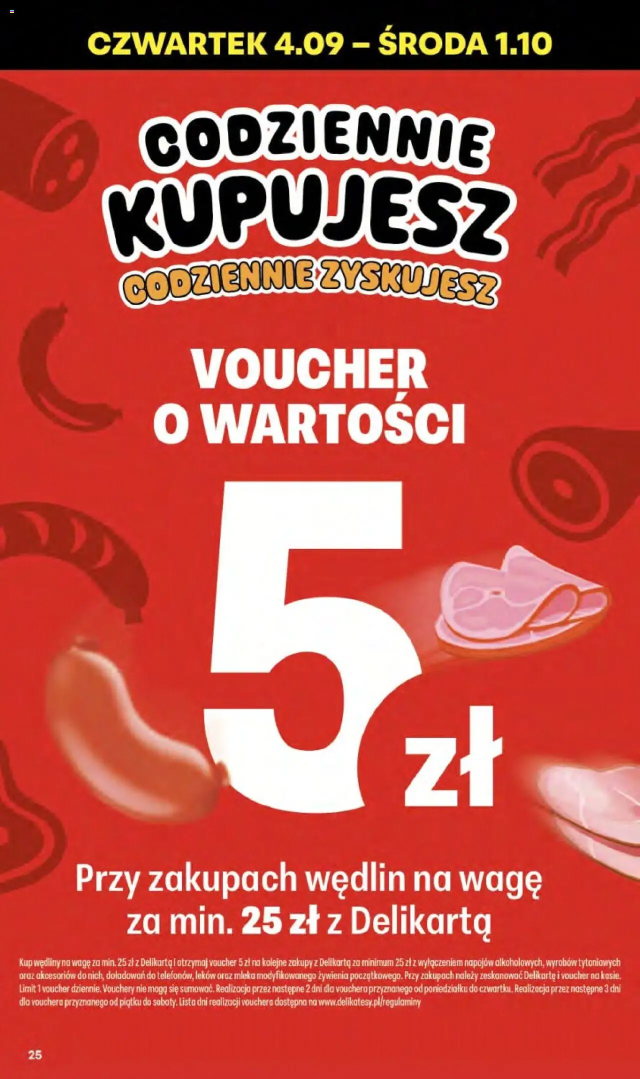 Delikatesy Centrum Gazetka - Sklepy Własne od 18.09.2025 | Strona: 25 | Produkty: Mleka, Wędliny