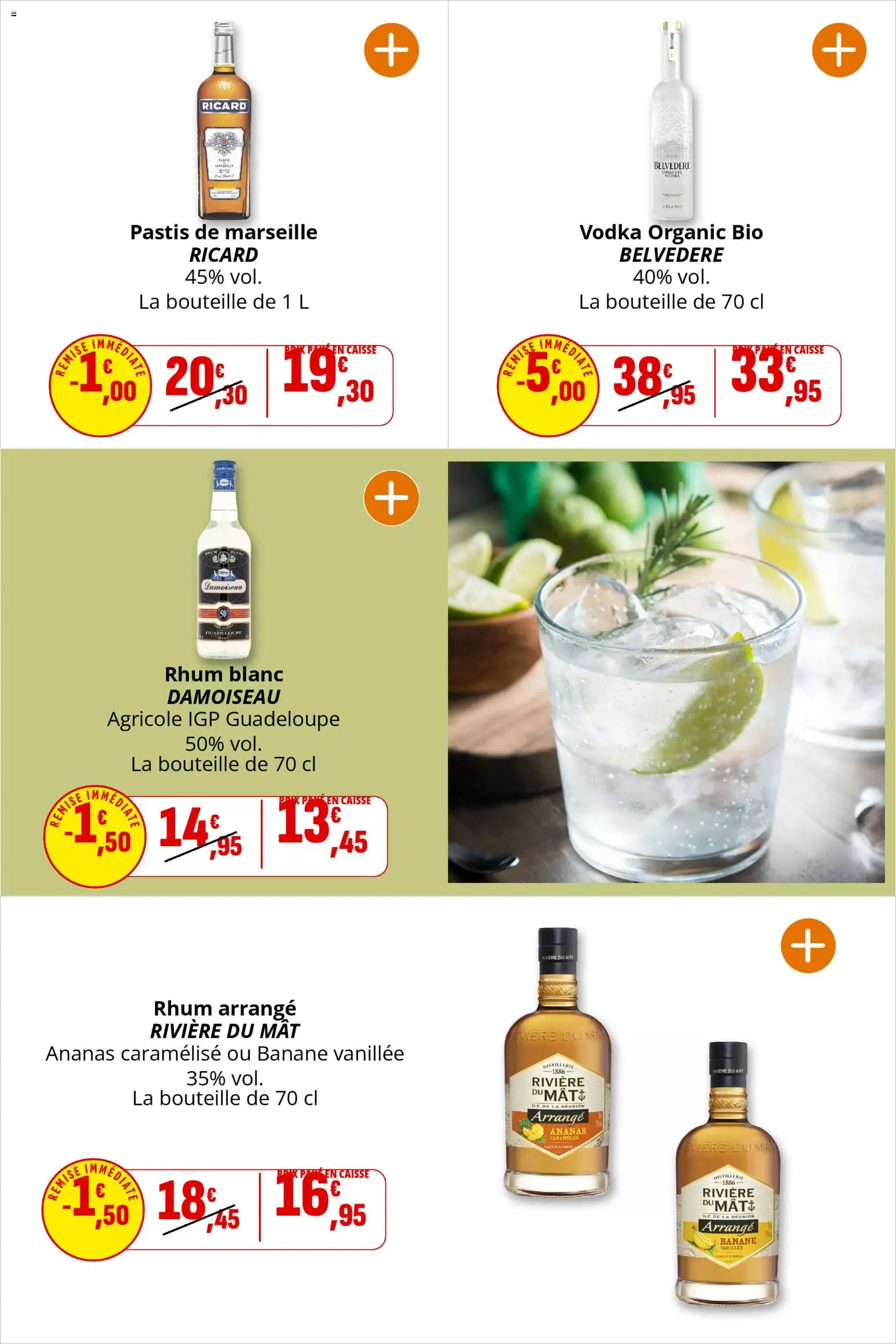 {H1} | Page: 41 | Produits: Ricard, Pastis, Rhum blanc damoiseau, Ananas