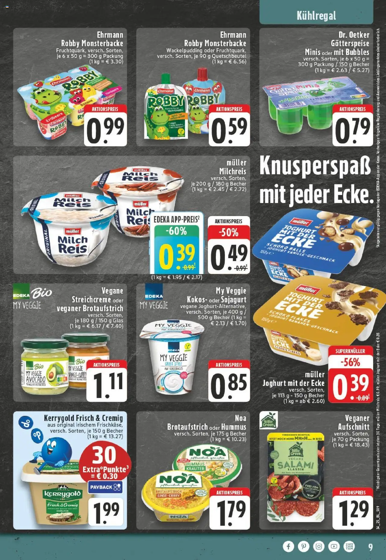 Edeka prospekt Brilon	 - gültig ab dem 17.08.2025 | Seite: 9 | Produkte: Milch, Joghurt, Avocado, Reis