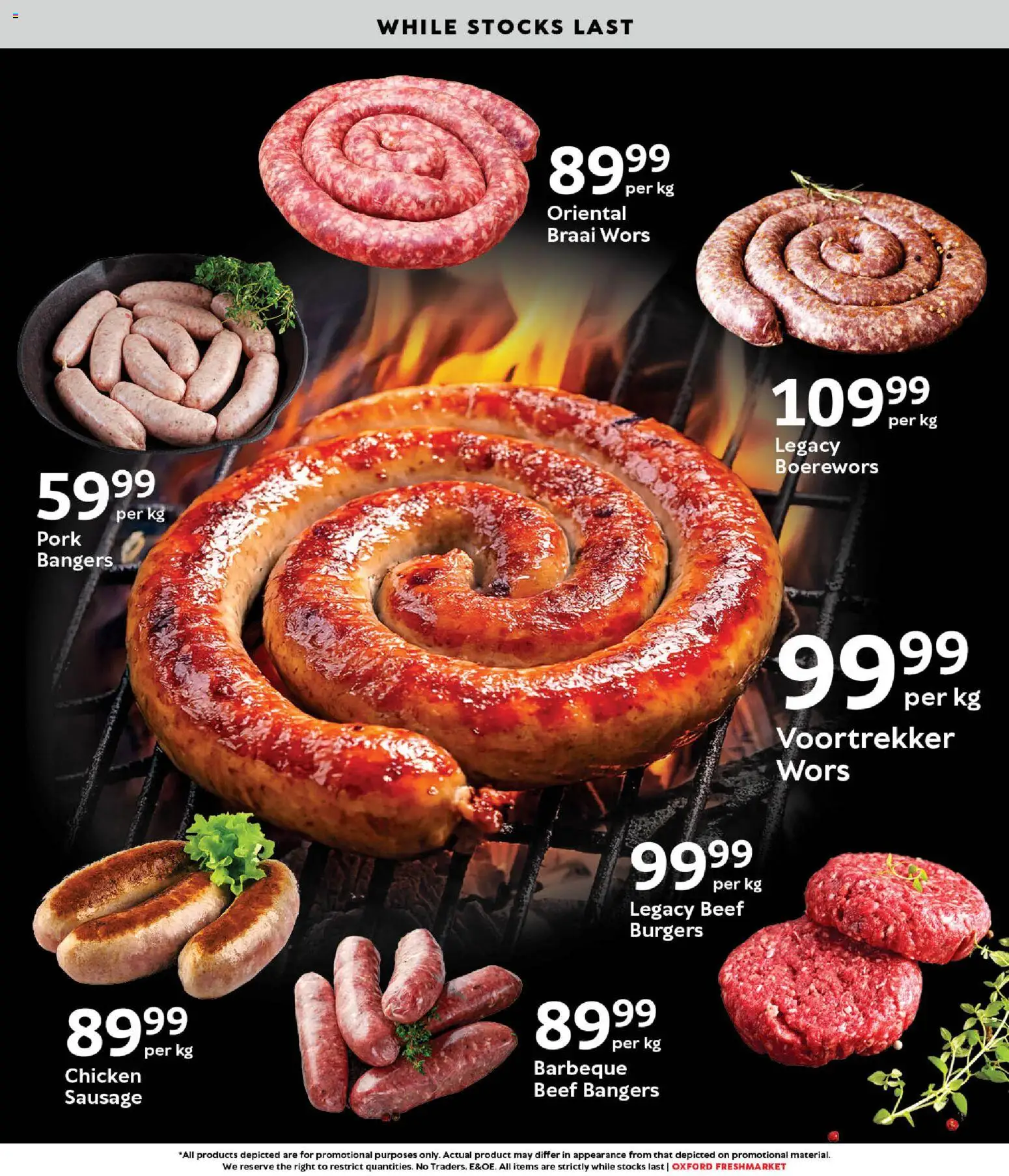 New Oxford Freshmarket catalogue – valid from 03.03.2026 | Page: 5 | Products: Chicken, Pork, Beef, Sausage