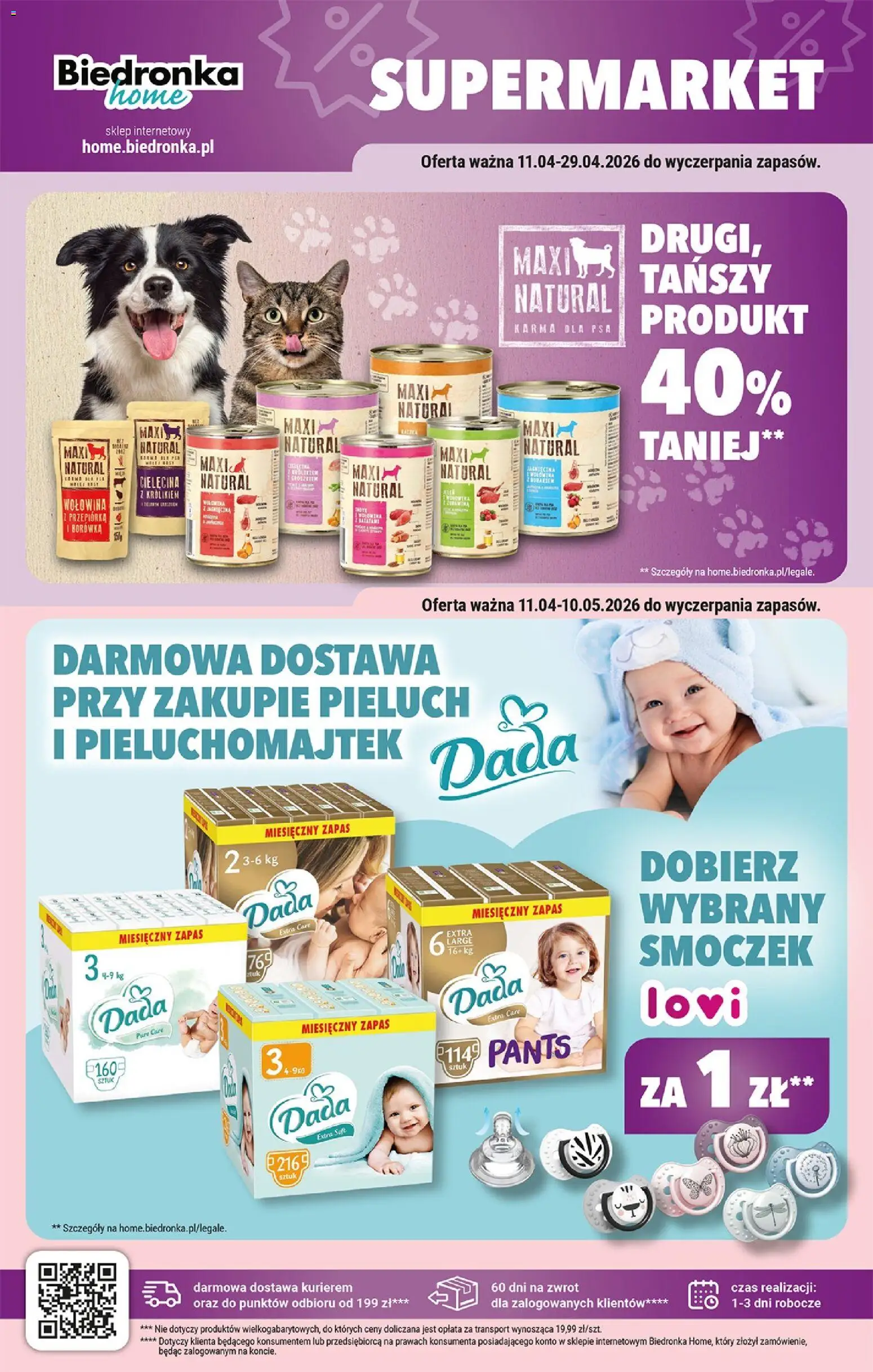 Biedronka gazetka - Hity i inspiracje od 11.04.2026 | Strona: 42 | Produkty: Karma dla psa, Jeleń, Wołowina, Przepiórka