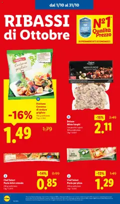 Anteprima del volantino Deluxe Misto funghi, Con porcini e speck, 350 g confezione valido a partire dal 01.10.2025 | Pagina: 4