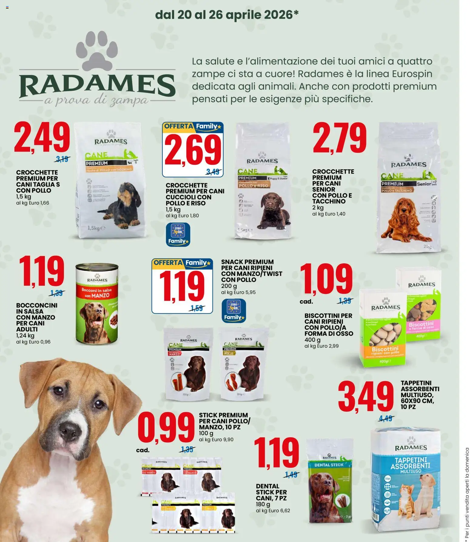 Volantino Eurospin del 20.04.2026 | Pagina: 8 | Prodotti: Pollo, Riso, Manzo, Salsa