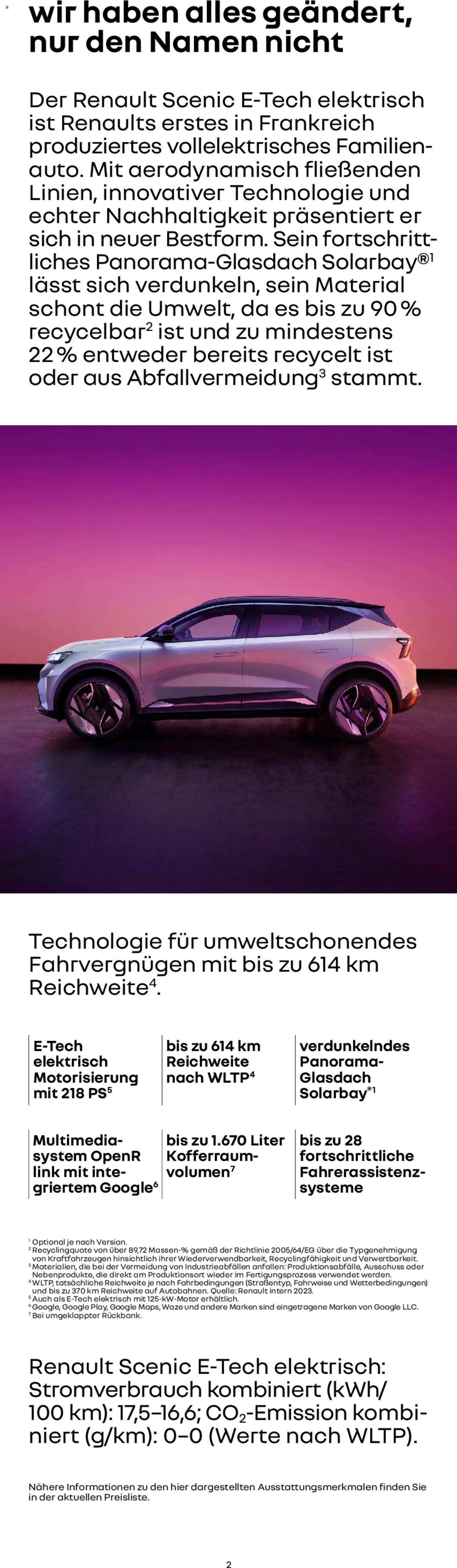 Renault Scenic E-Tech – gültig ab 15.01.2026 | Seite: 2