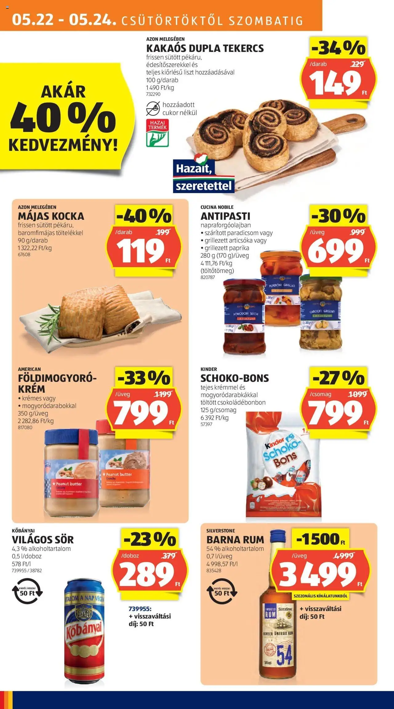 Aldi akciós ujság - amely érvényes a következő dátumtól: 29.05.2025 | Oldal: 12 | Termékek: Articsóka, Barna rum, Rum, Földimogyoró