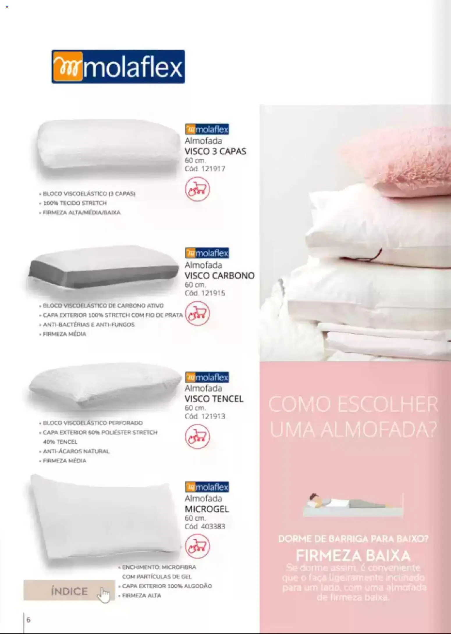 Conforama Camitis │ válido de 05.02.2026 | Página: 6 | Produtos: Faca, Algodão, Almofada