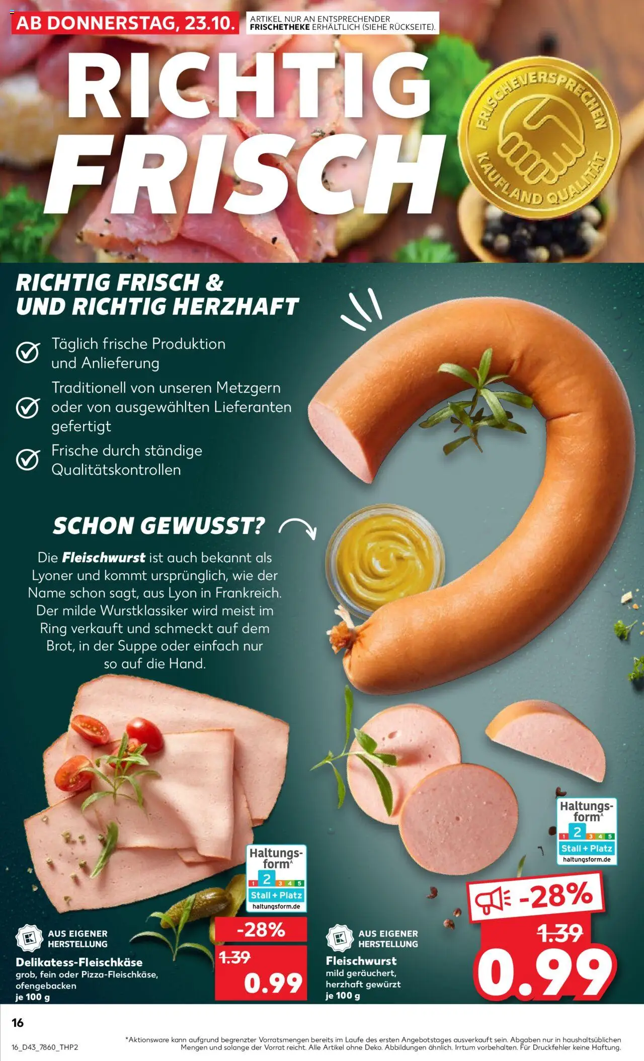 Kaufland Prospekt 	 – gültig ab 23.10.2025 | Seite: 16