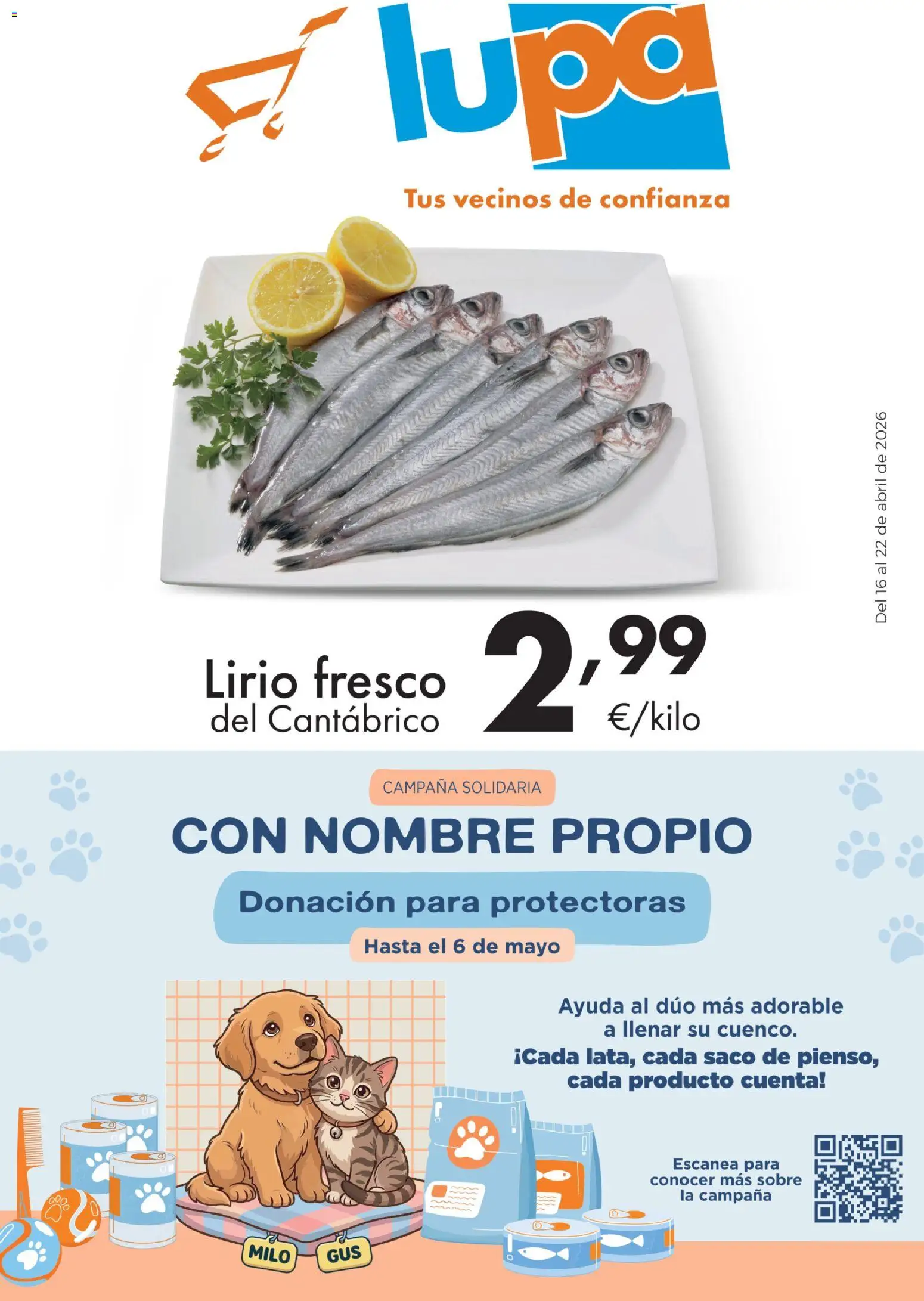 Lupa Supermercados folleto │ válido desde el 16.04.2026 | Página: 1