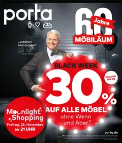 Porta! - Black Friday ab 24.11.2025 gültig