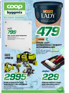 Forhåndsvisning av Coop Byggmix kundeavis gyldig fra 01.09.2025