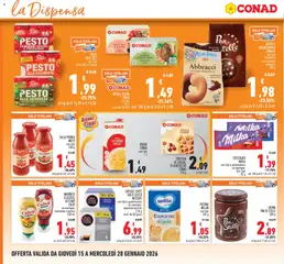 Anteprima del volantino PESTO POMODORI SECCHI E FORMAGGIO, Pesto pomodori secchi e formaggio valido a partire dal 15.01.2026 | Pagina: 16 | Prodotti: Formaggio, Olive, Cacao, Piatto