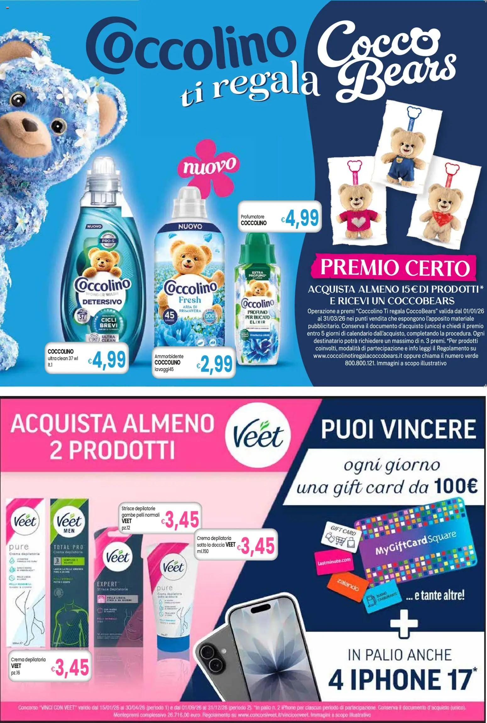 Volantino Galassia del 12.03.2026 | Pagina: 4 | Prodotti: Crema, Iphone, Crema depilatoria, Profumo