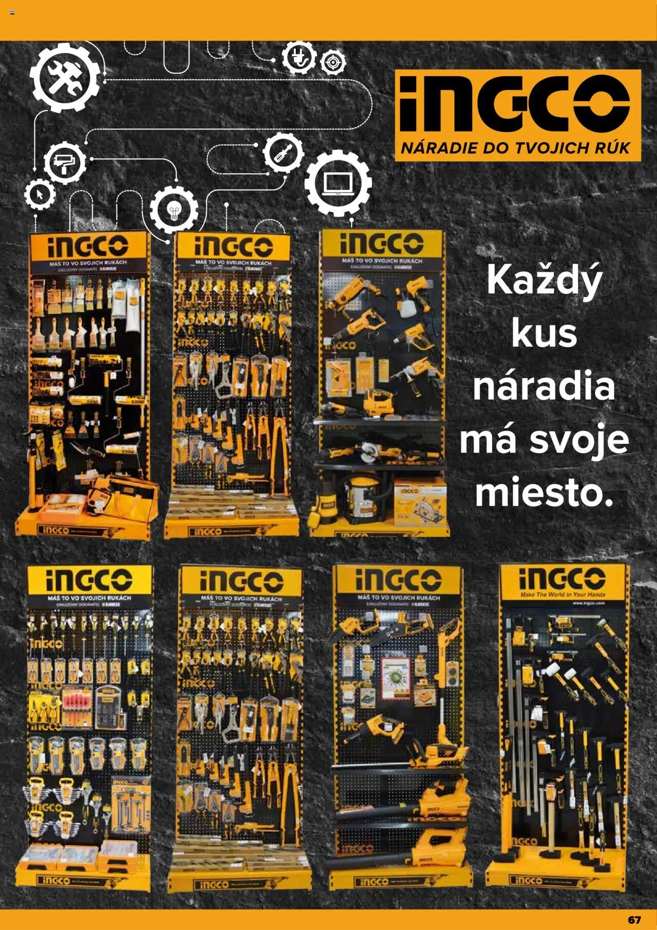 Nové Kinekus akcie – leták je platný od 28.04.2025 | Strana: 67 | Produkty: Náradie