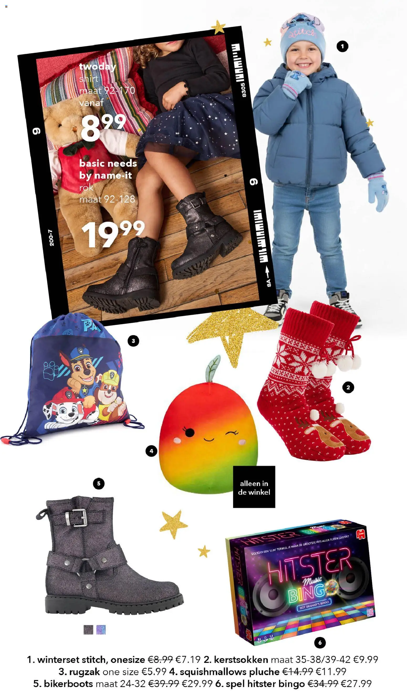 {H1} | Pagina: 6 | Producten: Rugzak, Spel