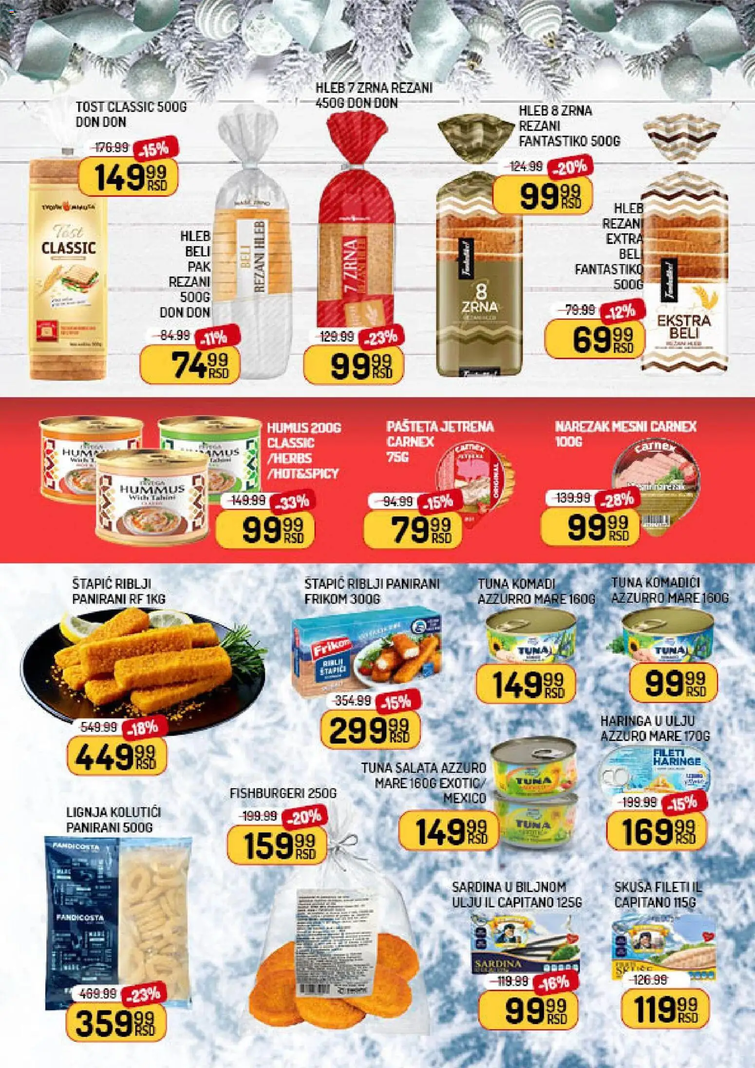 Aman katalog - važi od 20.12.2025 | Strana: 4 | Proizvode: Rezani hleb, Salata, Narezak, Hleb