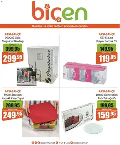 26.12.2025 tarihinden itibaren geçerli olan Biçen Market kataloğu önizlemesi