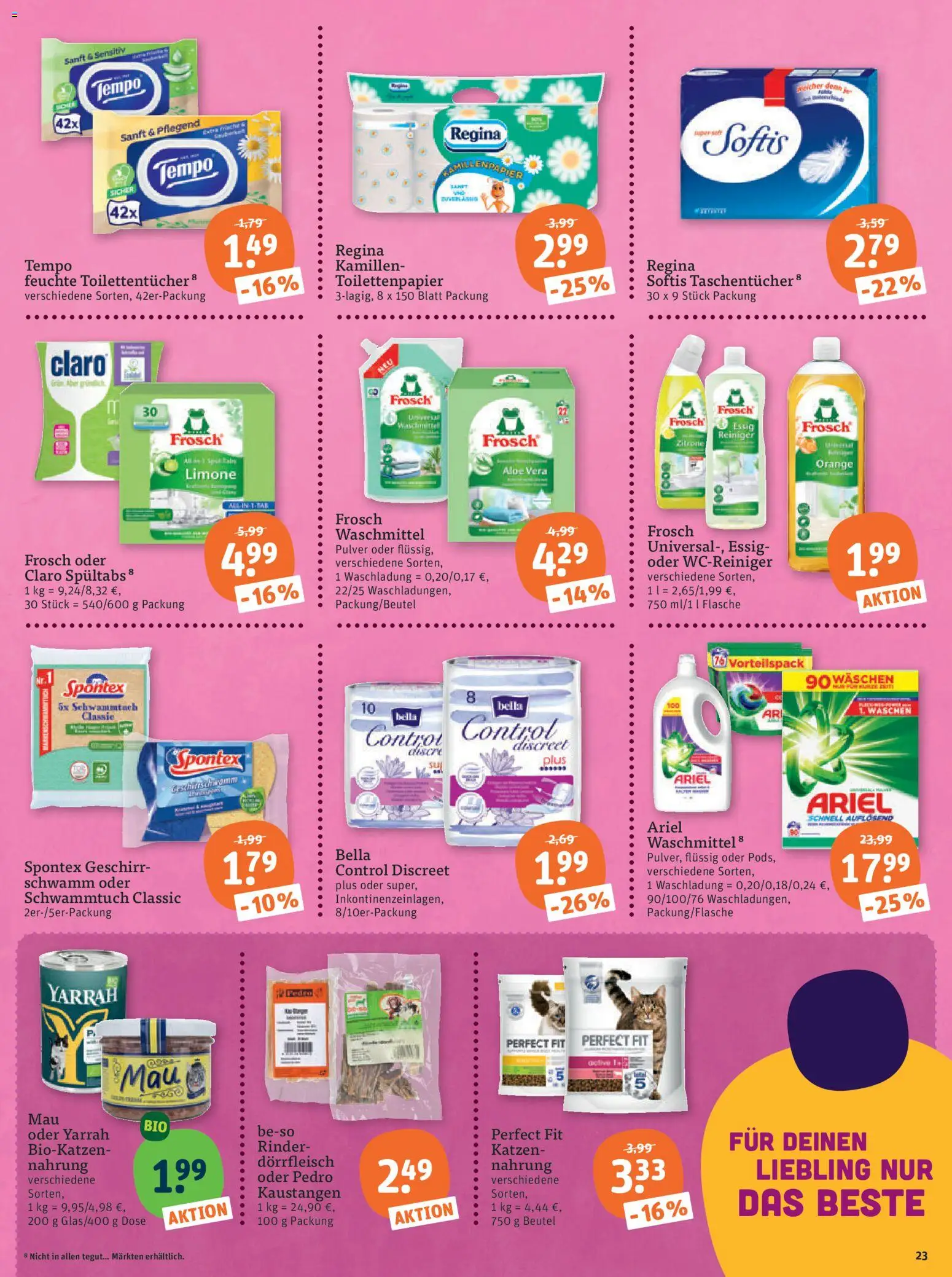 Tegut Prospekt – gültig ab 29.12.2025 | Seite: 25 | Produkte: Ariel, Essig, Tempo, Zitrone