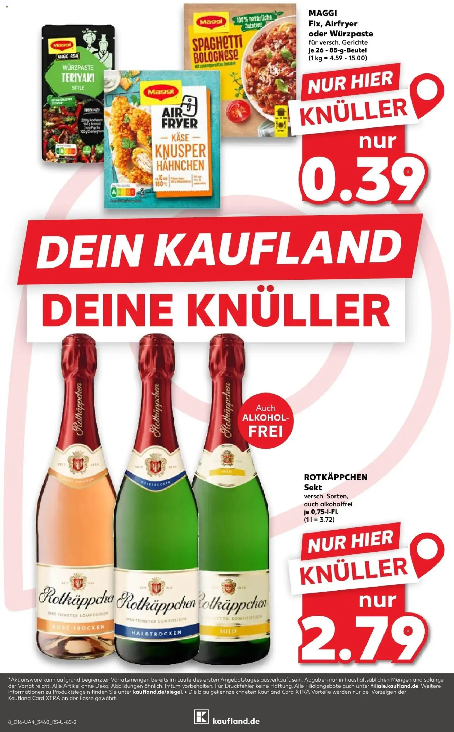 Kaufland Prospekt Weiden In Der Oberpfalz	 – gültig ab 16.04.2026 | Seite: 8 | Produkte: Hahnchen, Käse, Paprika, Rotkäppchen