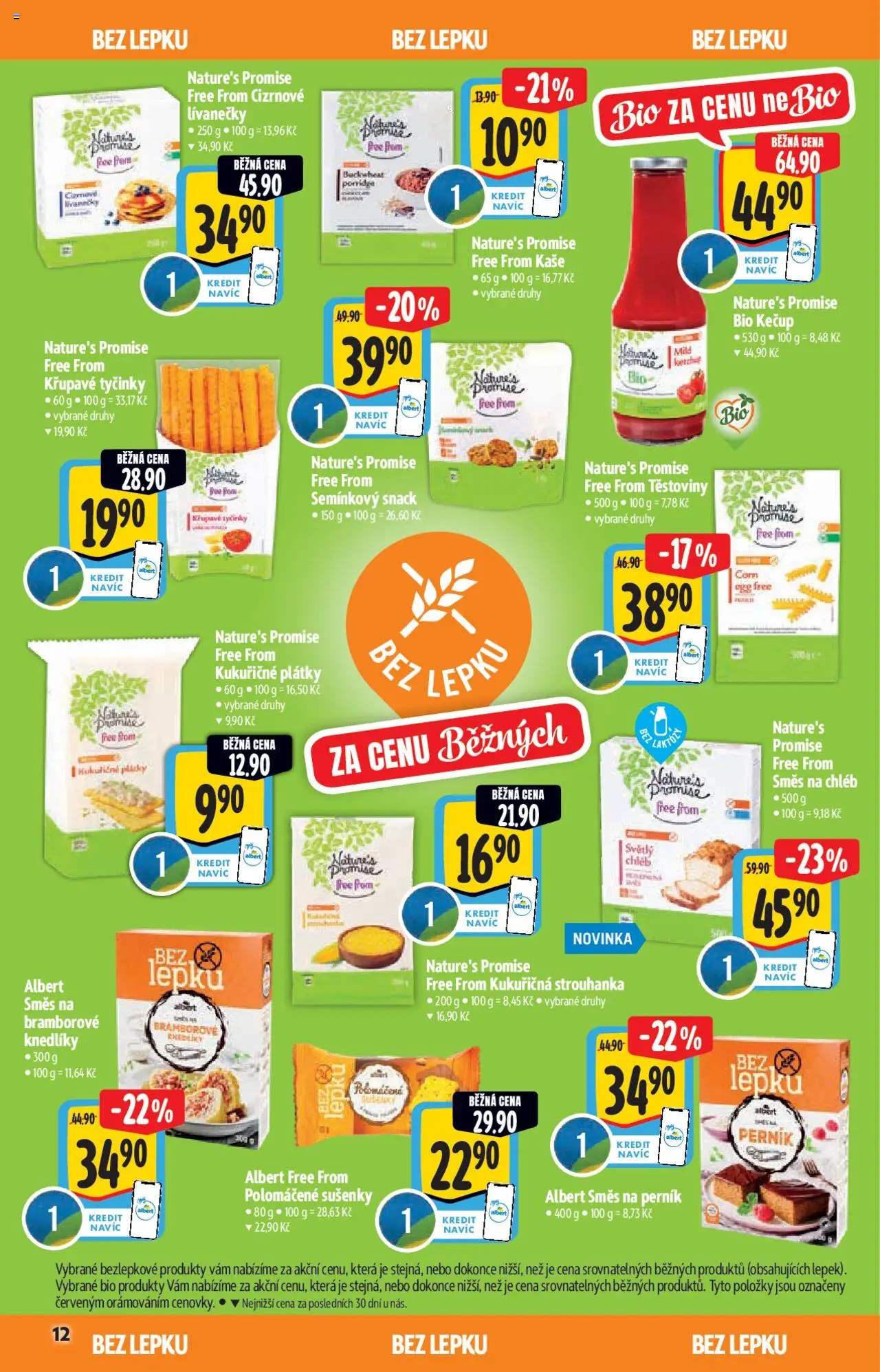 Albert leták - Hypermarket - Bio od 03.09.2025 | Strana: 12 | Produkty: Bio kečup, Těstoviny, Kečup, Tyčinky