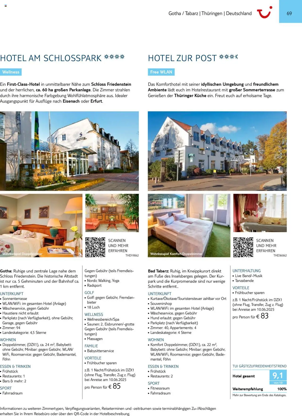 TUI Prospekt 	 – gültig ab 01.11.2024 | Seite: 69 | Produkte: Babybett, Bad, Küche, Föhn